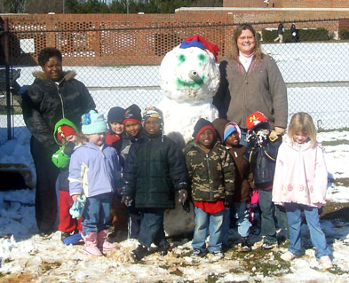 Chatham Preschoolers Enjoy Snow