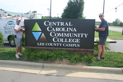 New Lee County Sign