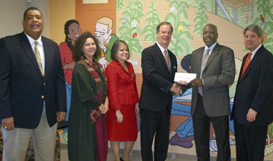 The Progress Energy Foundation presented to Central Carolina Community College Grant