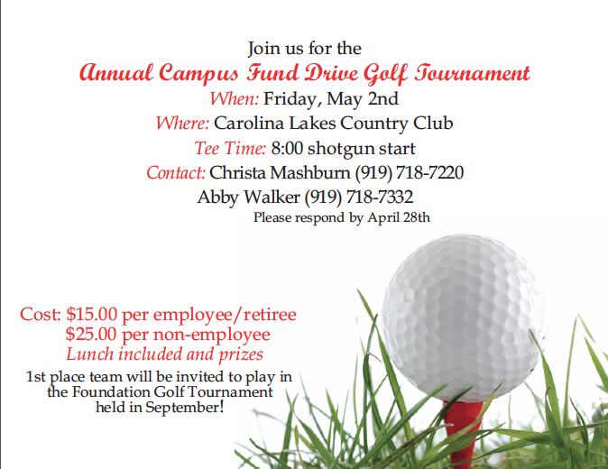 Join us for the Employee Golf Tournament