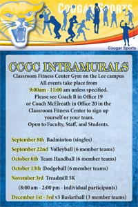 Download PDF of Intramural Fall Sports Schedule