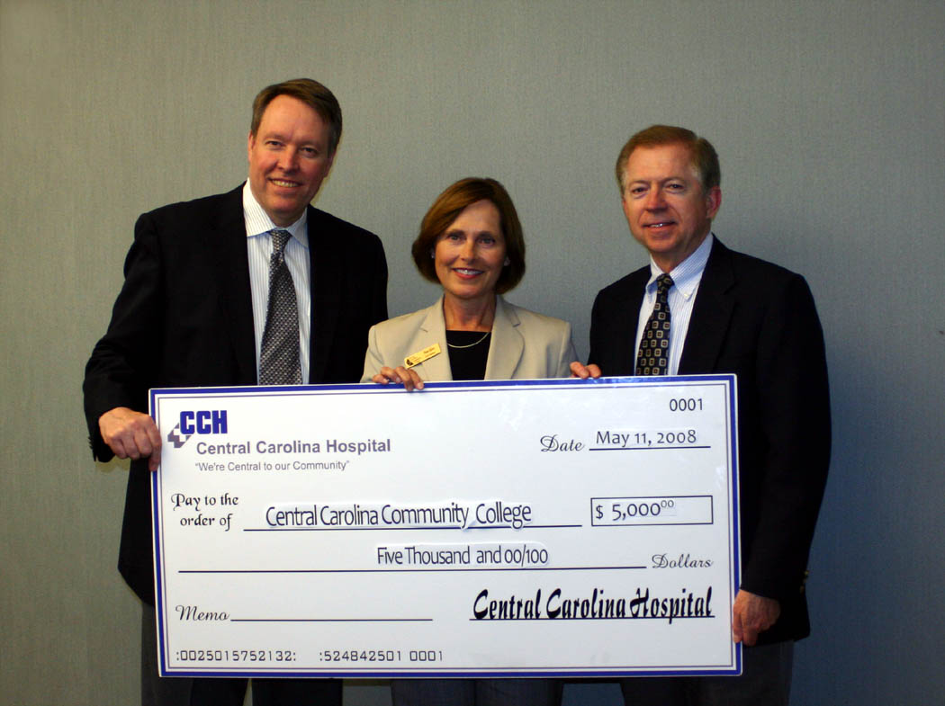 Central Carolina Hospital donation benefits CCCC nursing