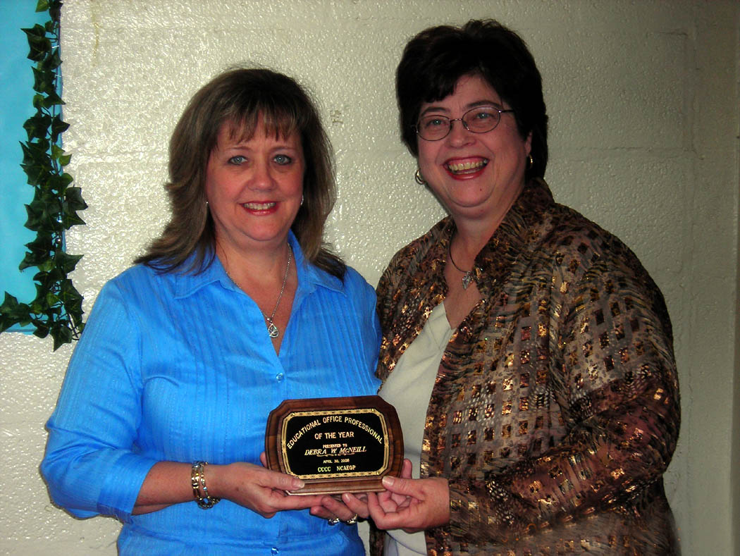 McNeill chosen as CCCC Educational Office Professional of the Year
