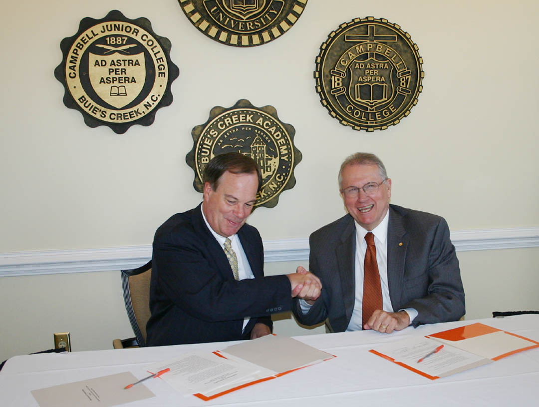 Campbell University, CCCC sign agreement 
