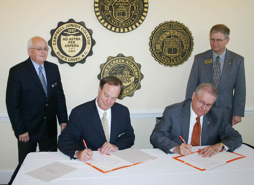 Campbell University, CCCC sign agreement 