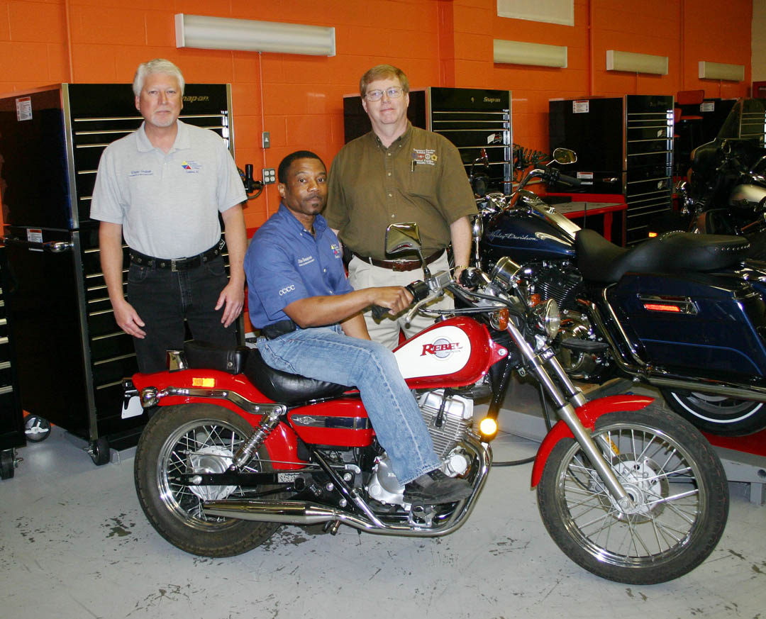 ESTC receives donated, rebuilt motorcycle 