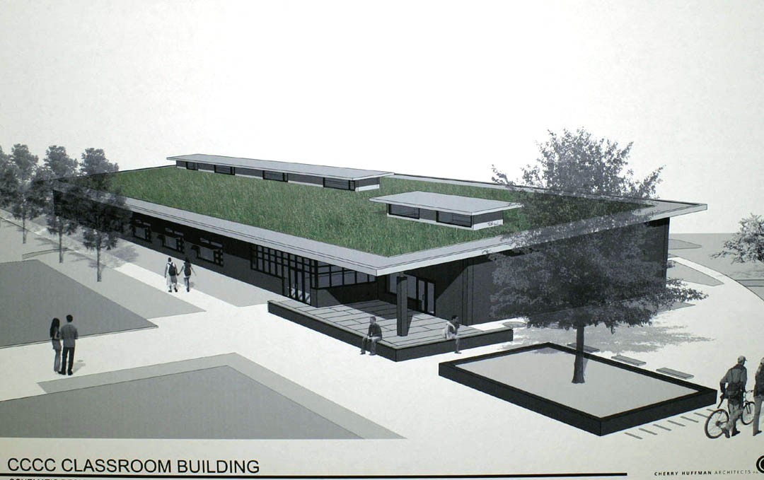 Chatham commissioners okay green roof, water for CCCC Sustainable Building