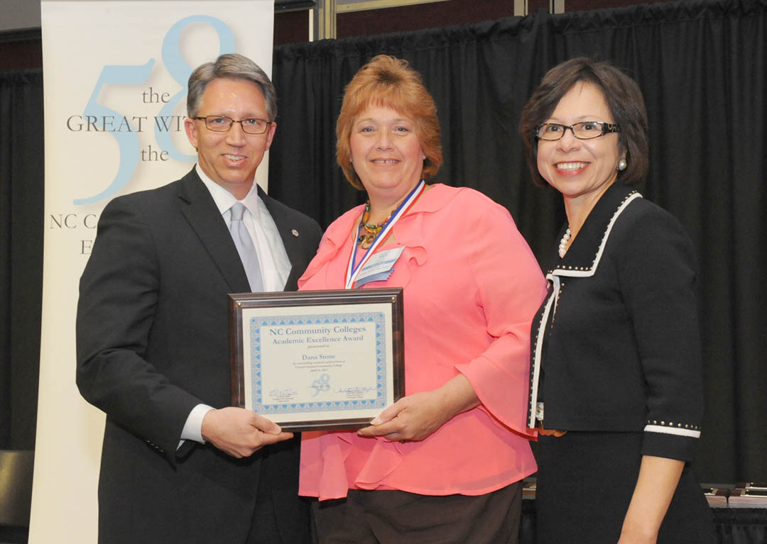 CCCC's Dana Stone honored by NCCCS