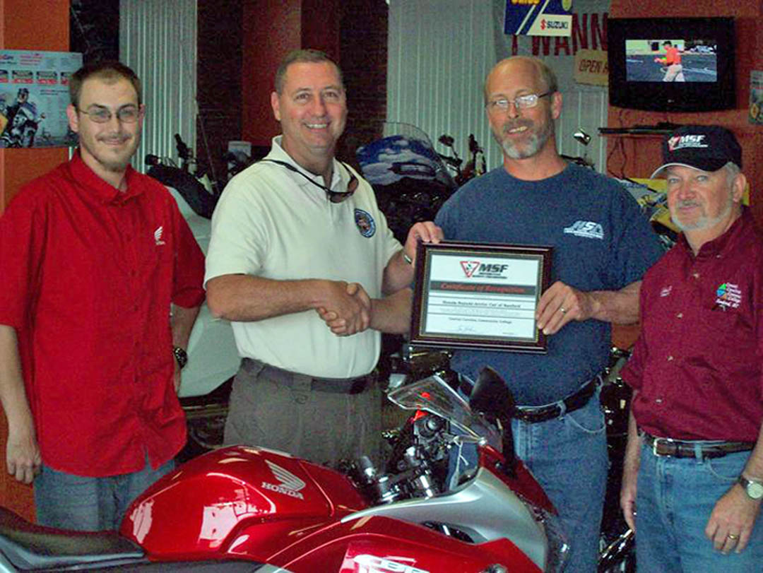 Sanford Honda dealer recognized by CCCC, NCMESF