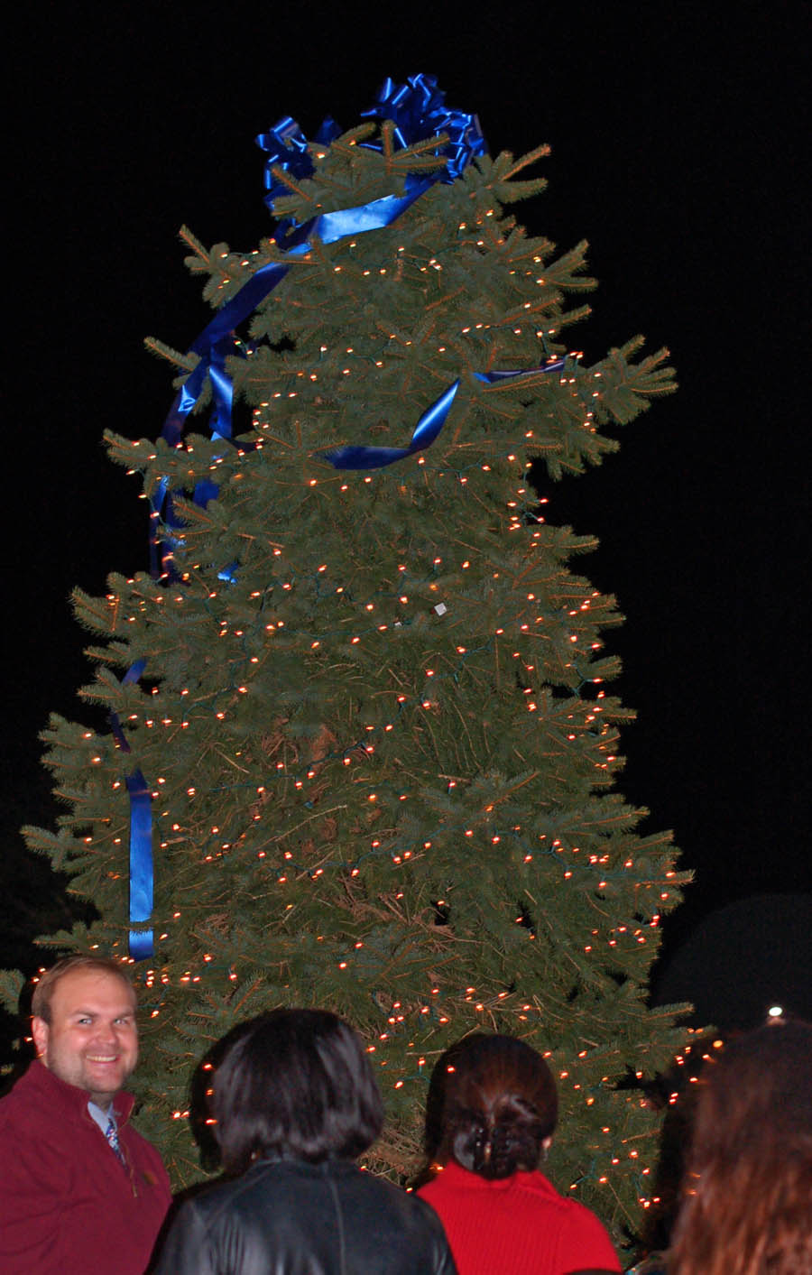 Community enjoys first CCCC tree lighting, Santa visit
