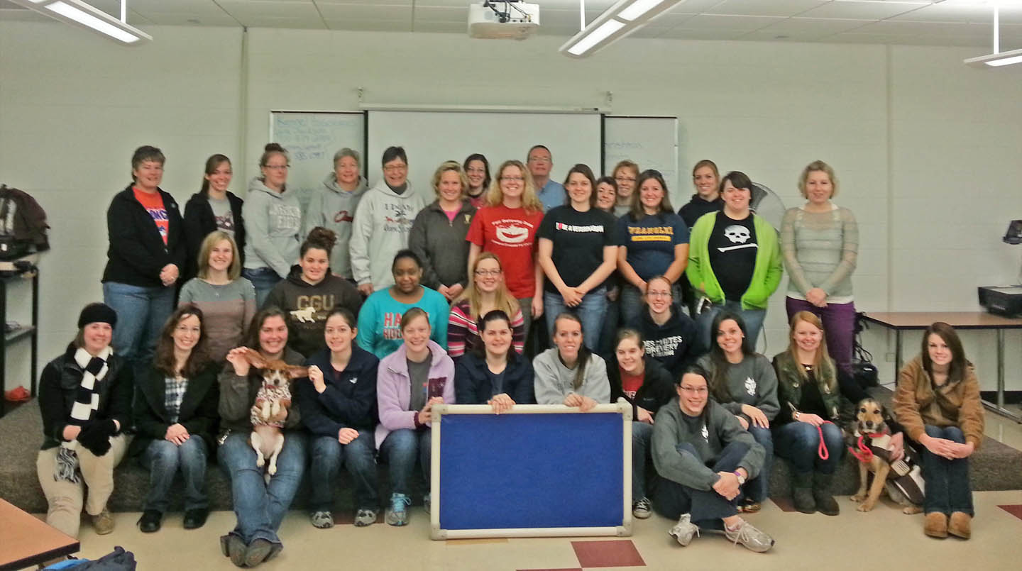 Read the full story, CCCC Vet Med students donate to shelter animals