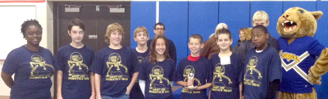 Middle school robotics competition held at Central Carolina Community College