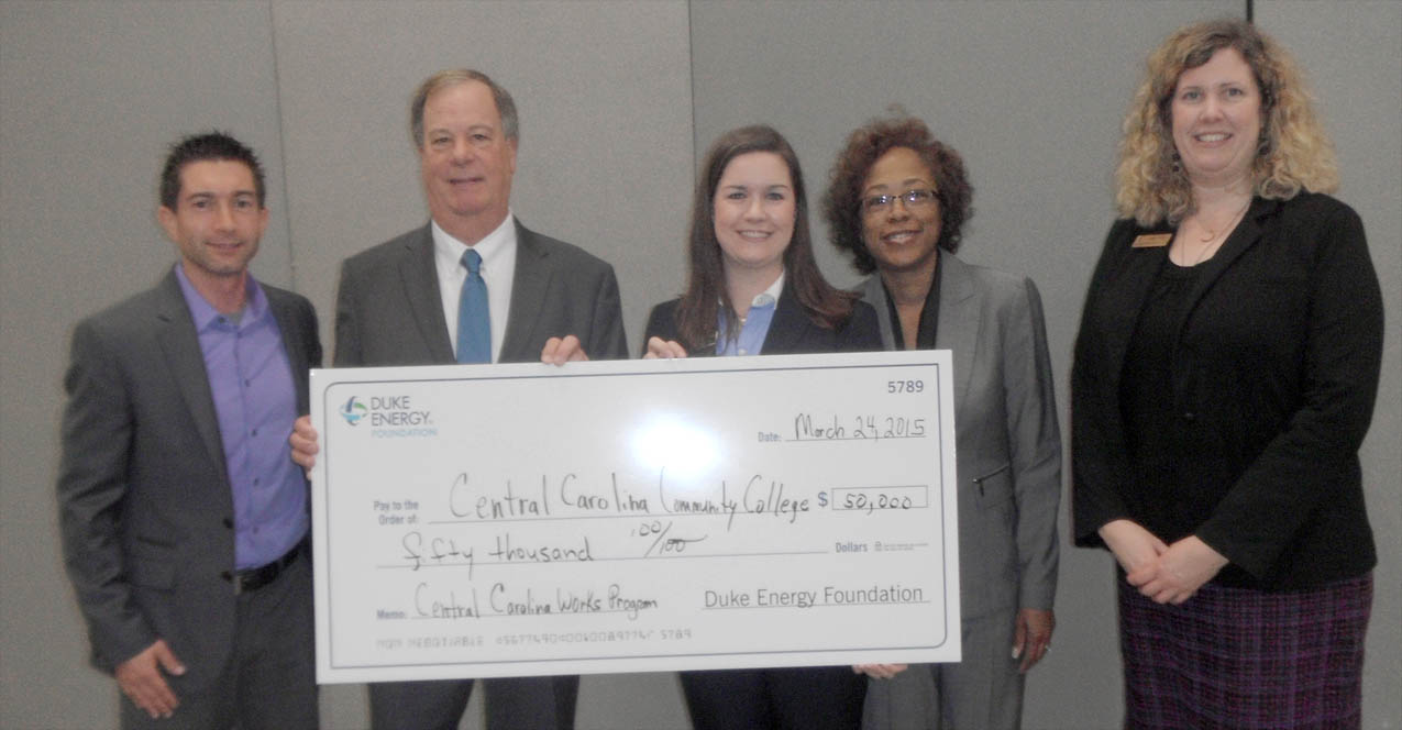 Duke Energy Foundation donates to Central Carolina Works