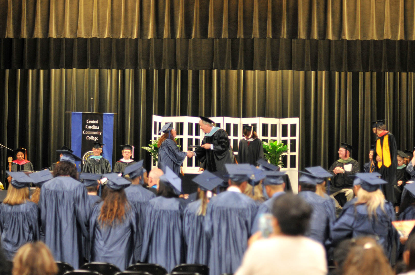 College and Career Readiness graduation held at Central Carolina Community College