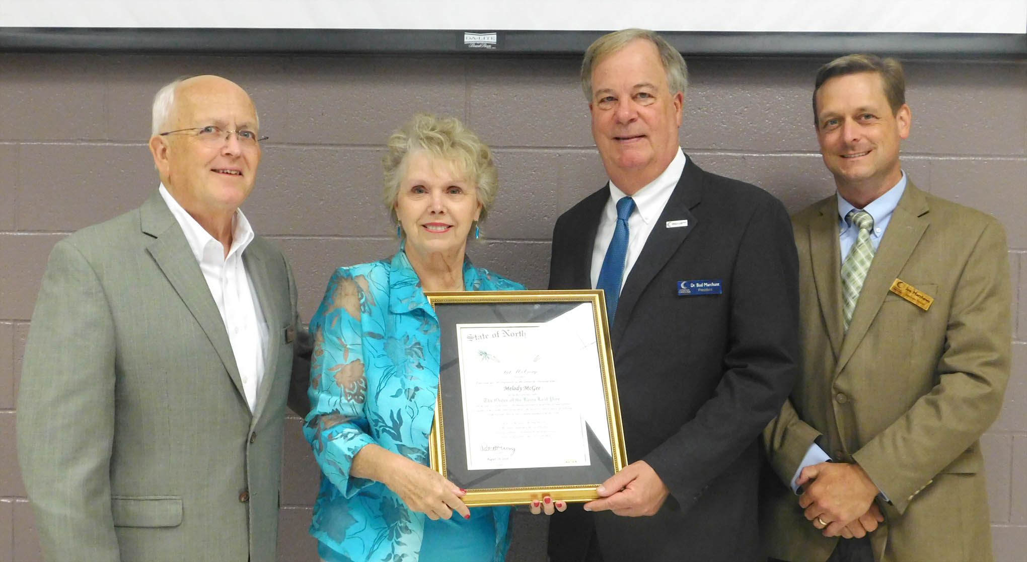 Retirement reception honors CCCC's Melody McGee