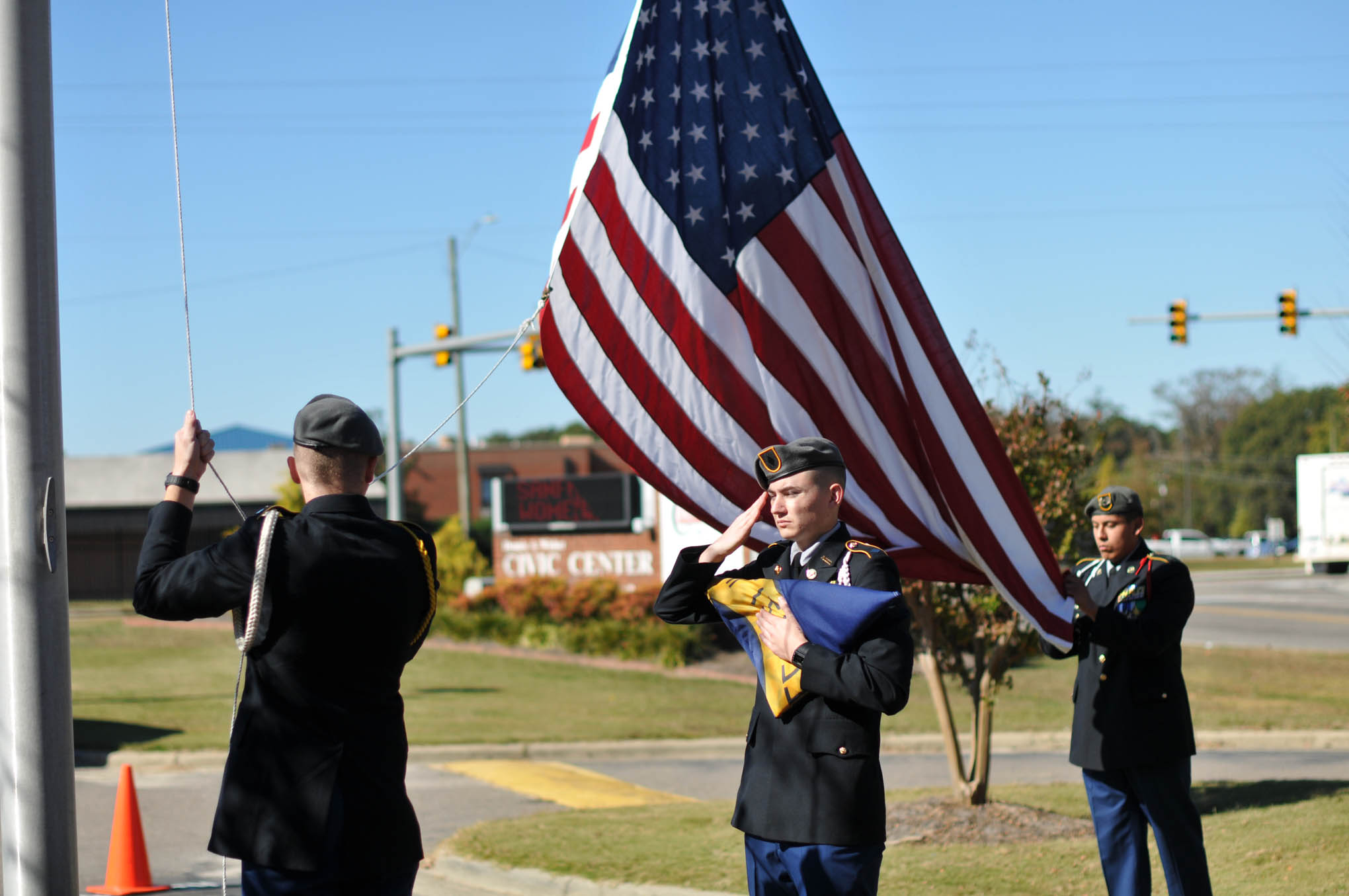 Veterans receive salute at CCCC in Sanford