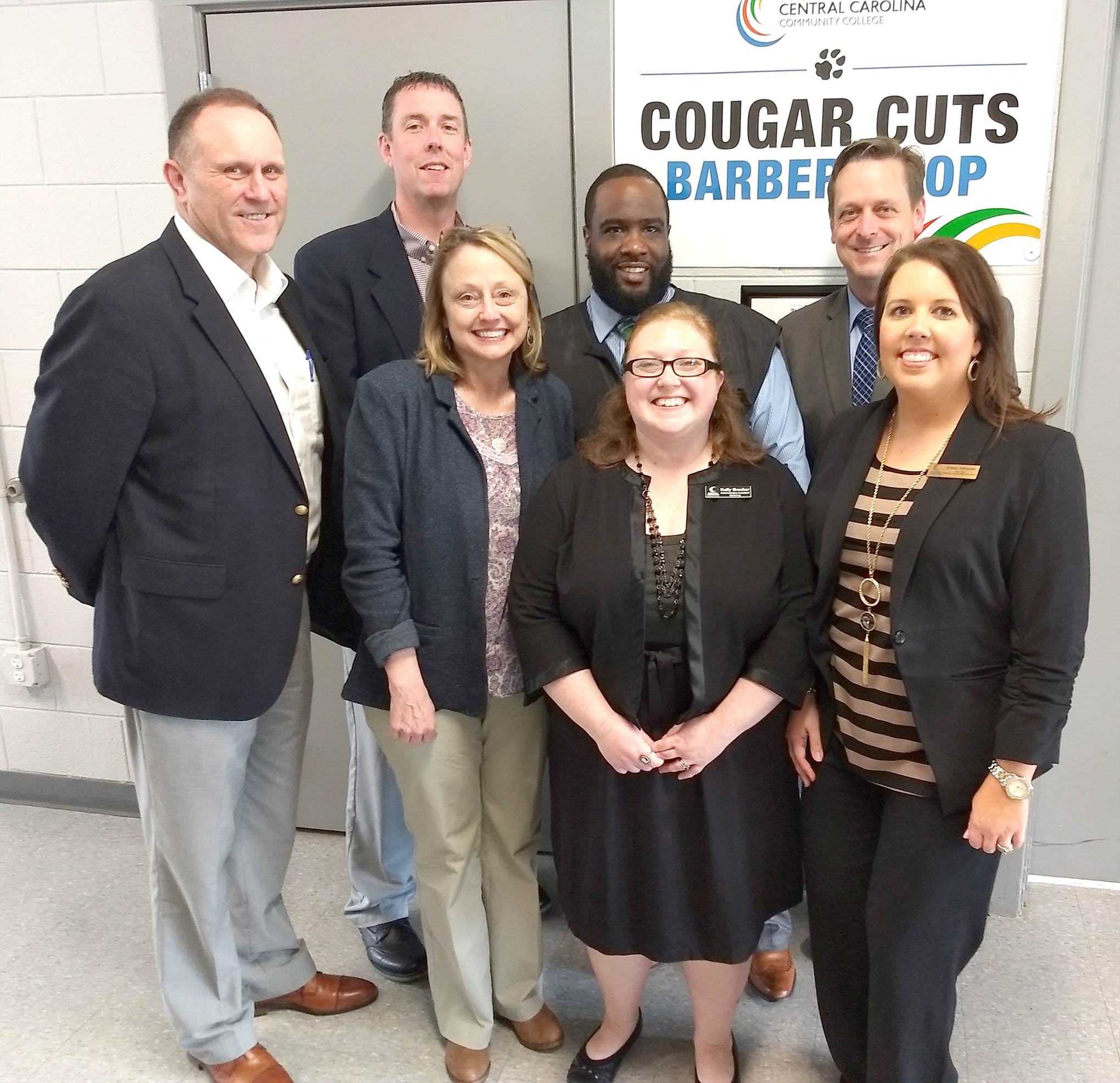CCCC Barbering hosts McDowell Technical CC officials