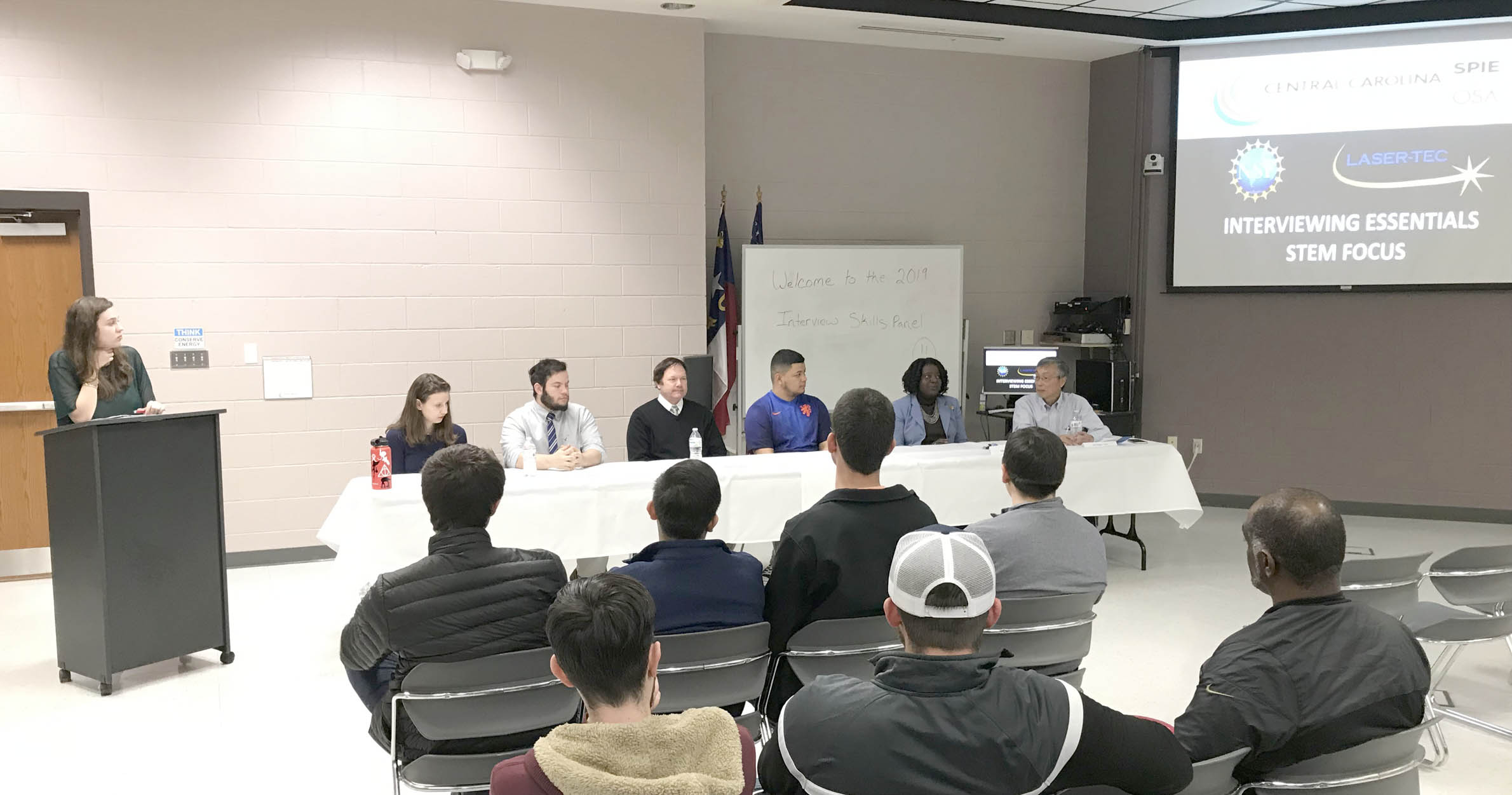 CCCC SPIE Student Chapter hosts 'Interviewing Skills Panel' event