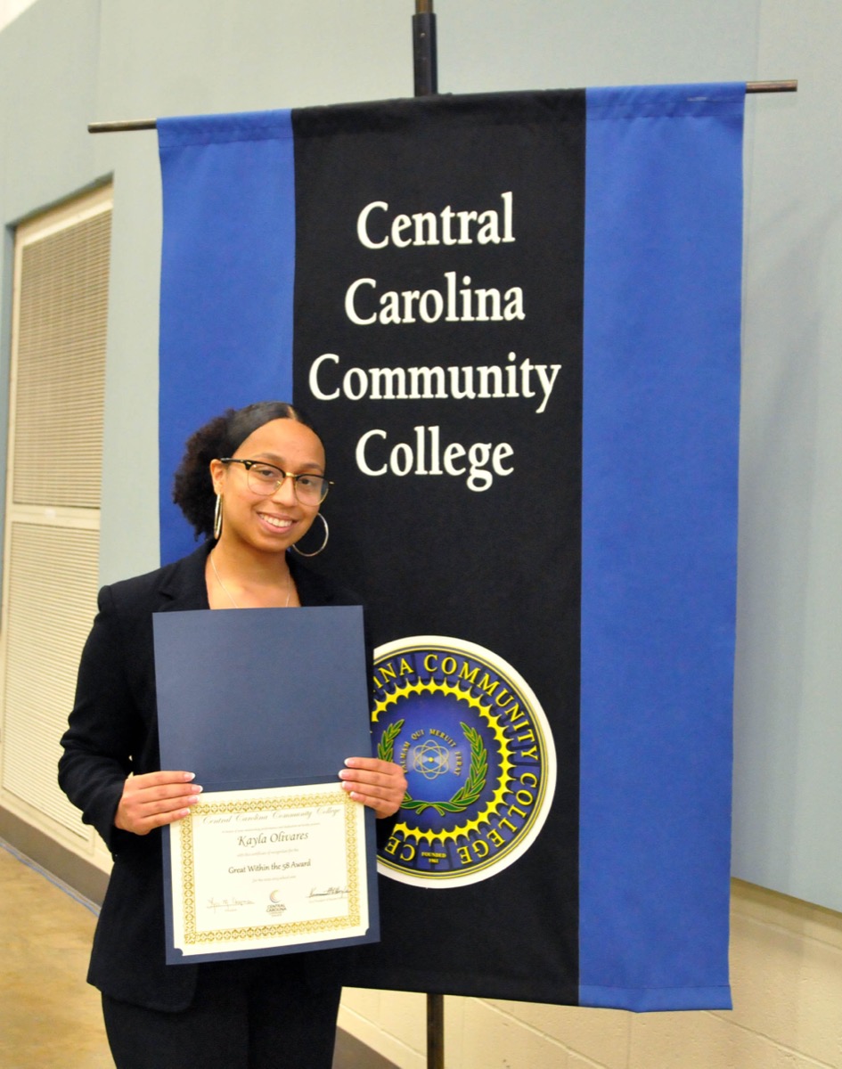 Excellence honored at Central Carolina Community College