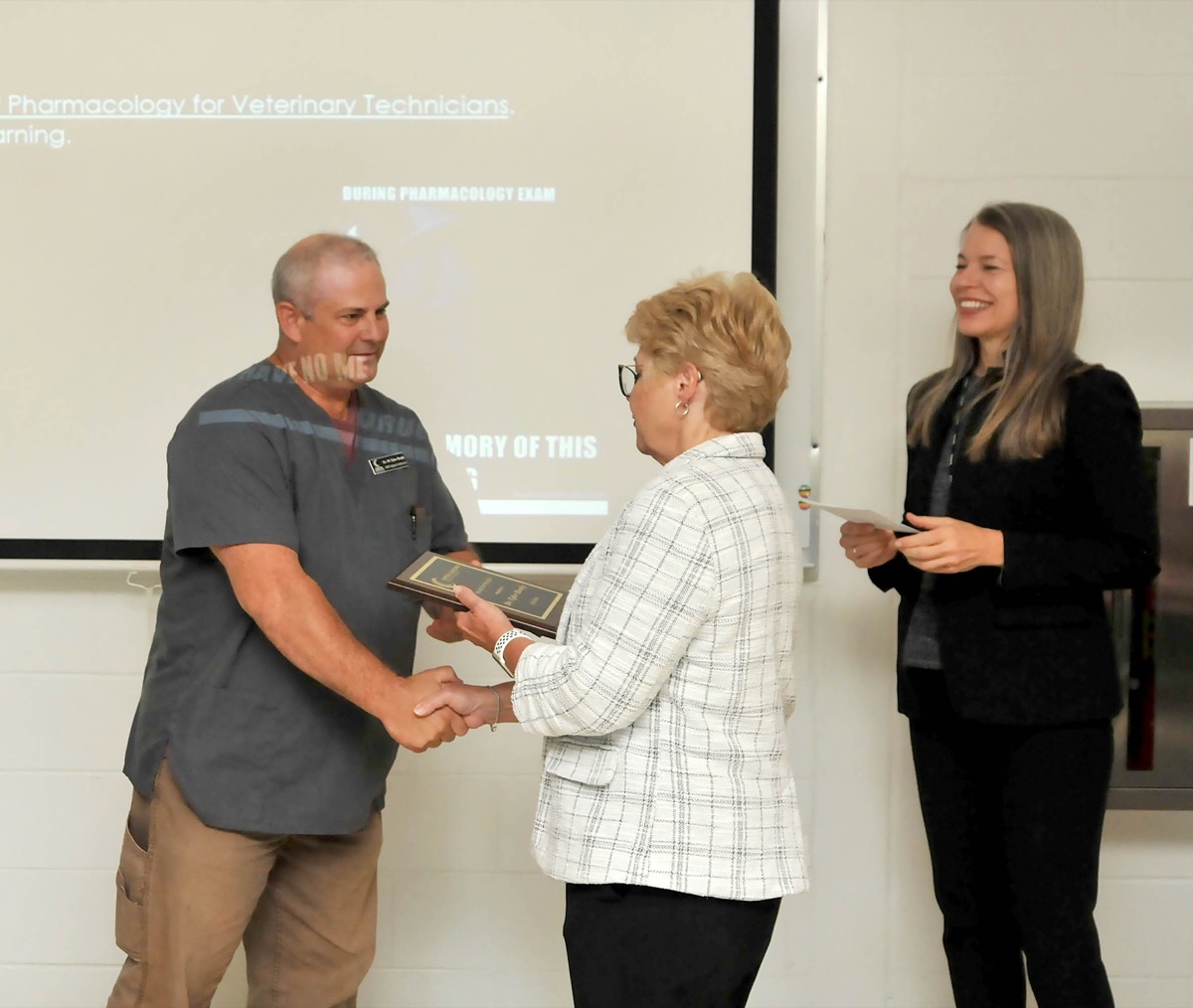 Dr. William Tyler Brady receives CCCC Adjunct of Year Award