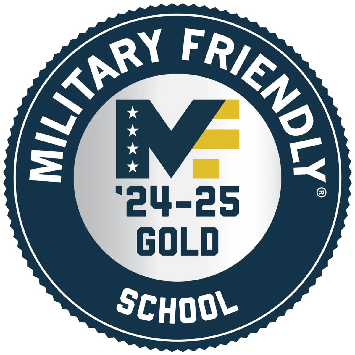 CCCC Earns 2024-2025 Military Friendly(R) School Designation
