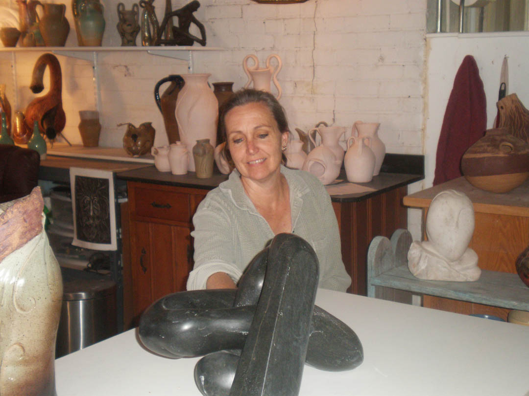 Sculptor Englund credits CCCC for helping to shape her future