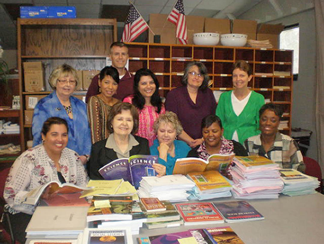 Click to enlarge,  Central Carolina Community College's College and Career Readiness program in Harnett County has moved from the Lillington Adult Education Center to the Continuing Education Building on the Harnett Campus in order to serve students better. Ready to help students succeed in basic skills and high school programs are instructors and staff (front, from left) Sol Osorio and Dottie Gravely, of Lillington; CCR Coordinator Melody McGee, of Buies Creek; and Leasa McDougald and Tonya Davis, of Lillington; (back, from left) Donna Cummings, of Lillington; Desiree Gomez Stamp and Mike Stamp, of Sanford; Nutan Varma, of Lillington; Tammie Quick, of Fuquay-Varina; and Kaye Morrison, of Coats. For more information on CCCC's College and Career Readiness Program, please contact Melody McGee at 910-814-8972 or e-mail her at mmcgee@cccc.edu. For information in Chatham County, contact Daniel Loges, 919-545-8661 or email at dloges@cccc.edu. For information in Lee County, contact Dean Dawn Tucker, 919-718-7437 or email at dmtucker@cccc.edu. 
