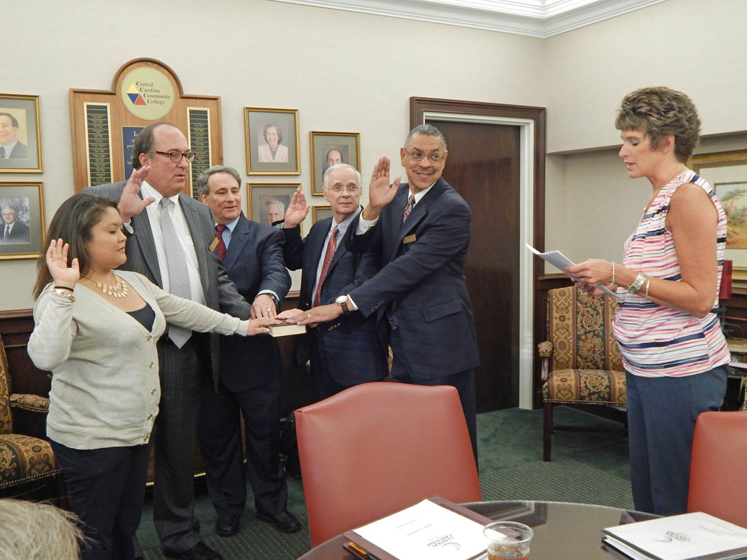 Read the full story, CCCC swears in new, returning board members