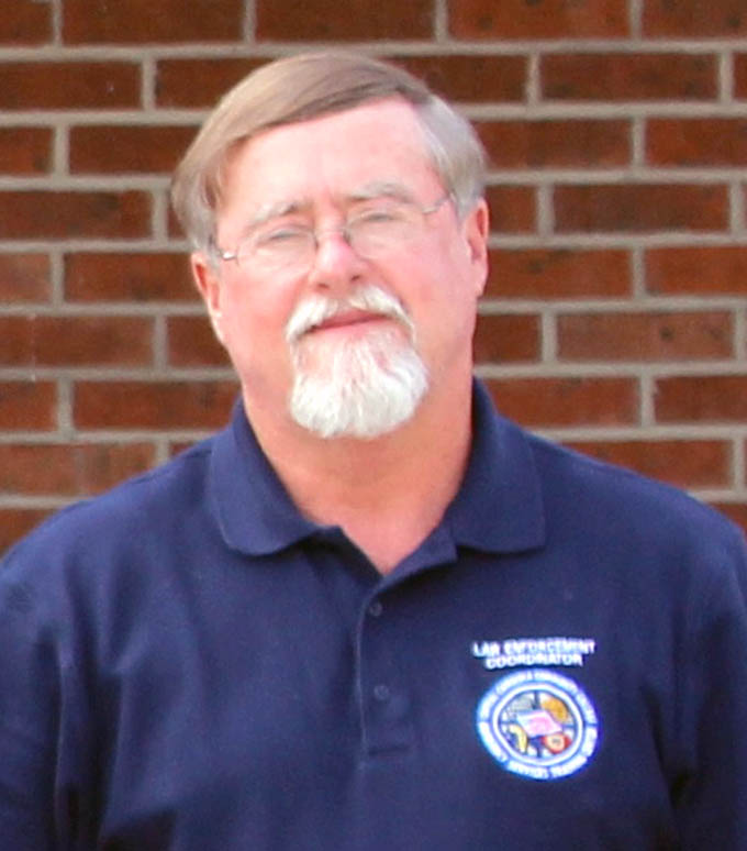 Click to enlarge,  Larry Foster is the SMI School Director at Central Carolina Community College's Emergency Services Training Center. 