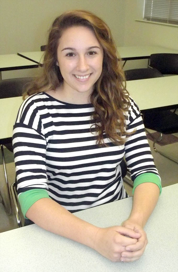 Click to enlarge,  Anna Burby, of Olivia, is Central Carolina Community College's nominee for the Dallas Herring Achievement Award. 