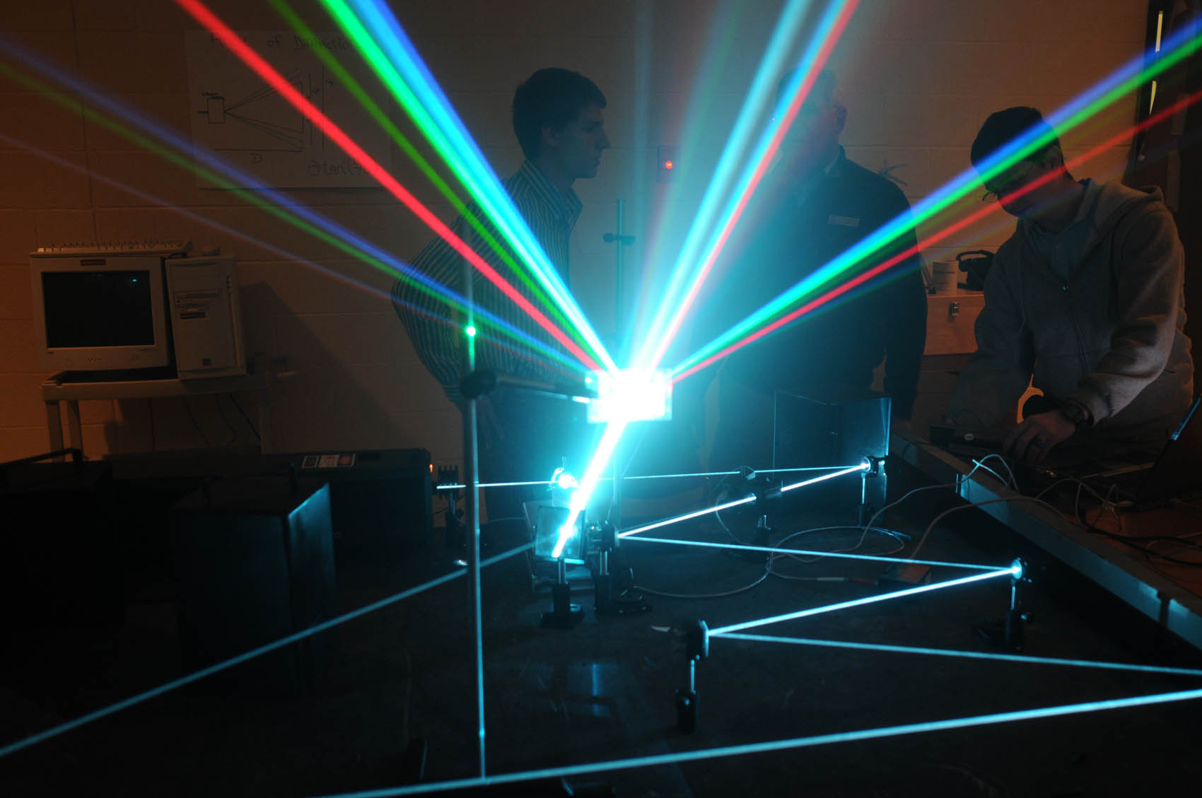 Click to enlarge,  Central Carolina Community College's International Year of Light 2015 celebration, showcasing the college's Laser and Photonics Technology program, will be held at 6:30 p.m. on Tuesday, Nov. 17, at the Harnett County Campus in Lillington. The event is open to the general public. As part of the celebration, an essay contest is being held for middle school and high school aged students. 