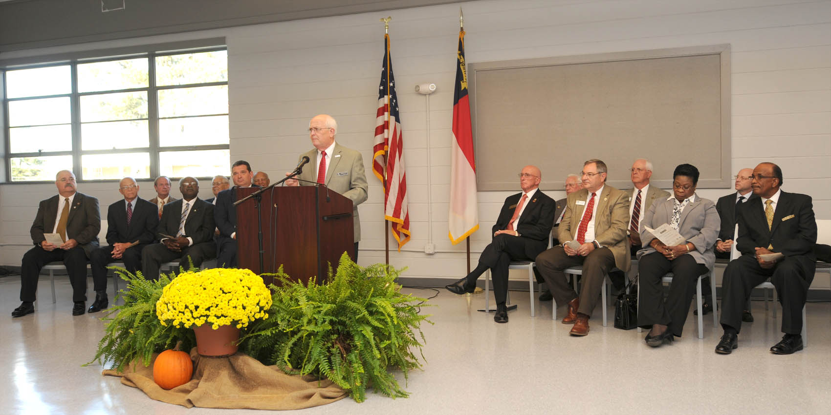 Click to enlarge,  Dunn Center ceremony, image 3 