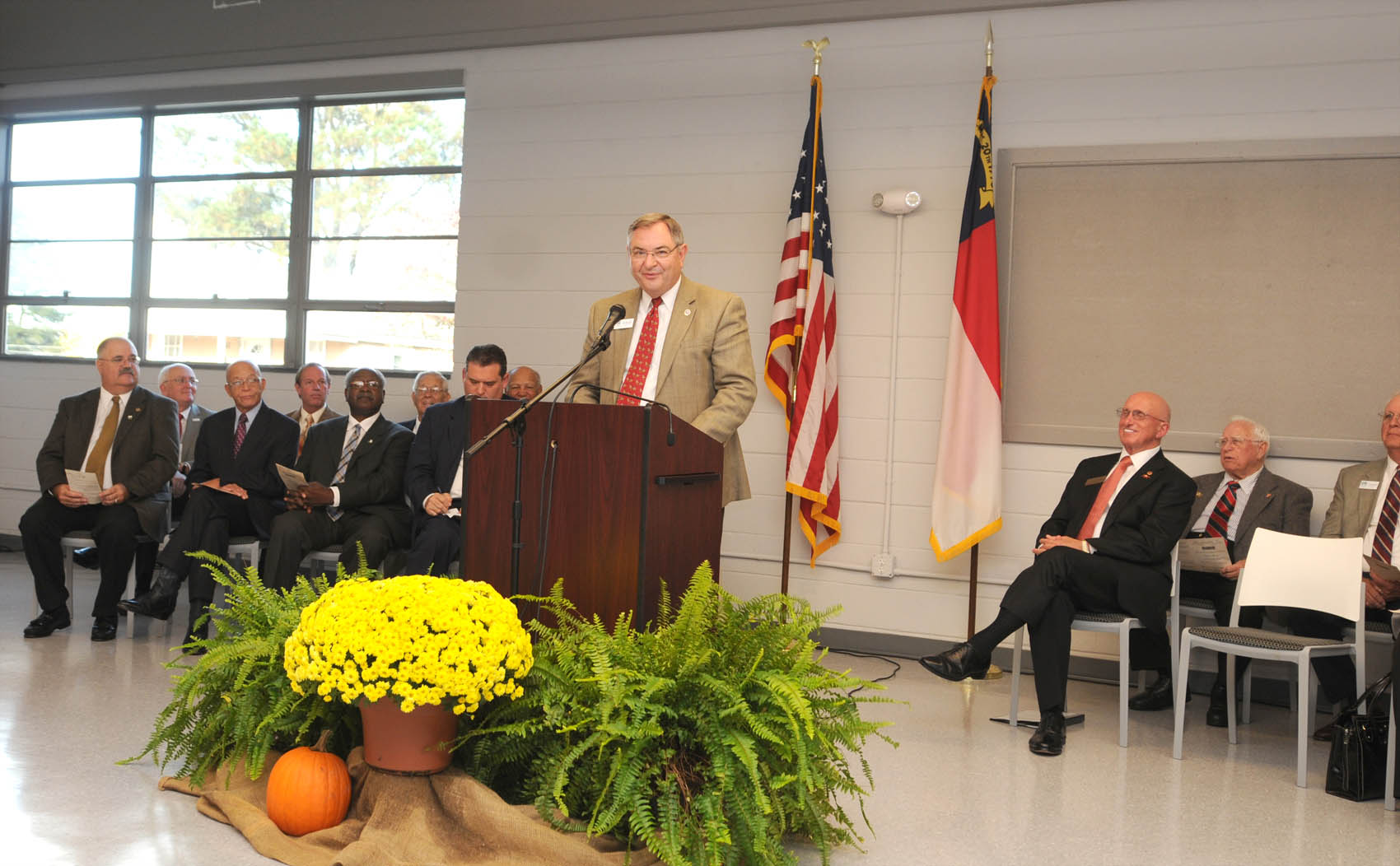 Click to enlarge,  Dunn Center ceremony, image 4 