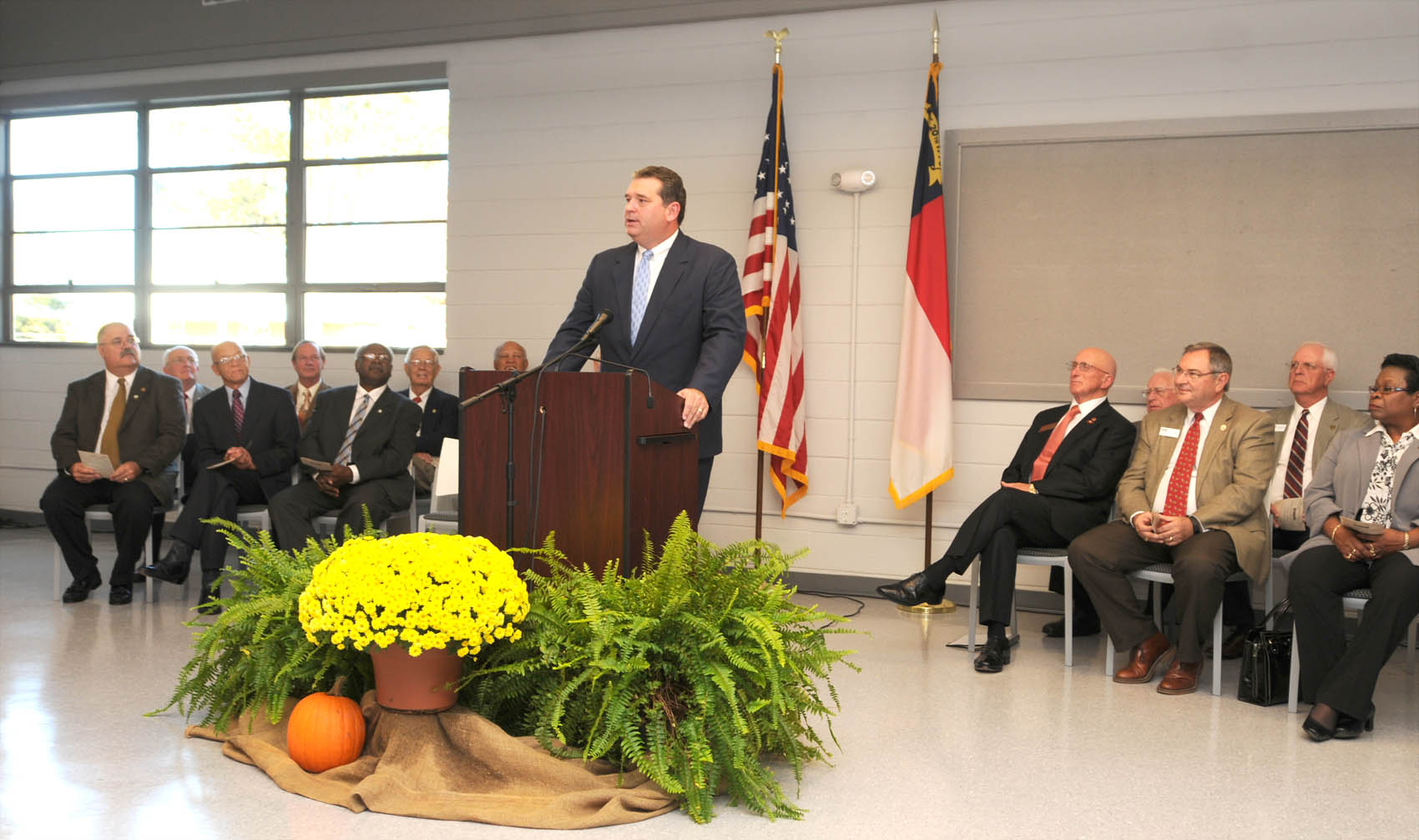 Click to enlarge,  Dunn Center ceremony, image 5 