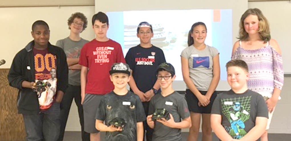 Click to enlarge,  Area students were introduced to electronic and engineering in a Robotics workshop held on the Chatham County Campus of Central Carolina Community College on Saturday, May 14, as part of the High Tech - High Touch Weekend Workshops. 