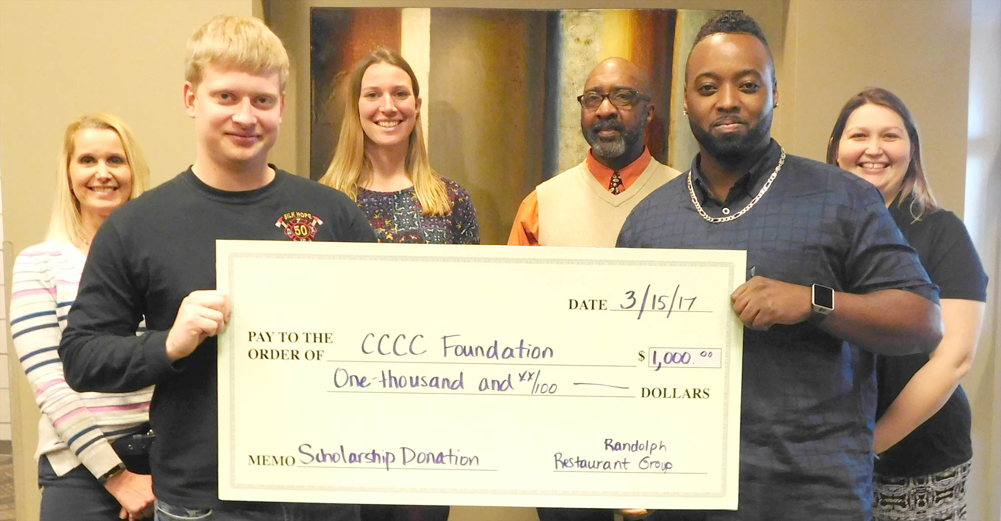 Read the full story, Randolph Restaurant Group provides scholarship funding for program at CCCC