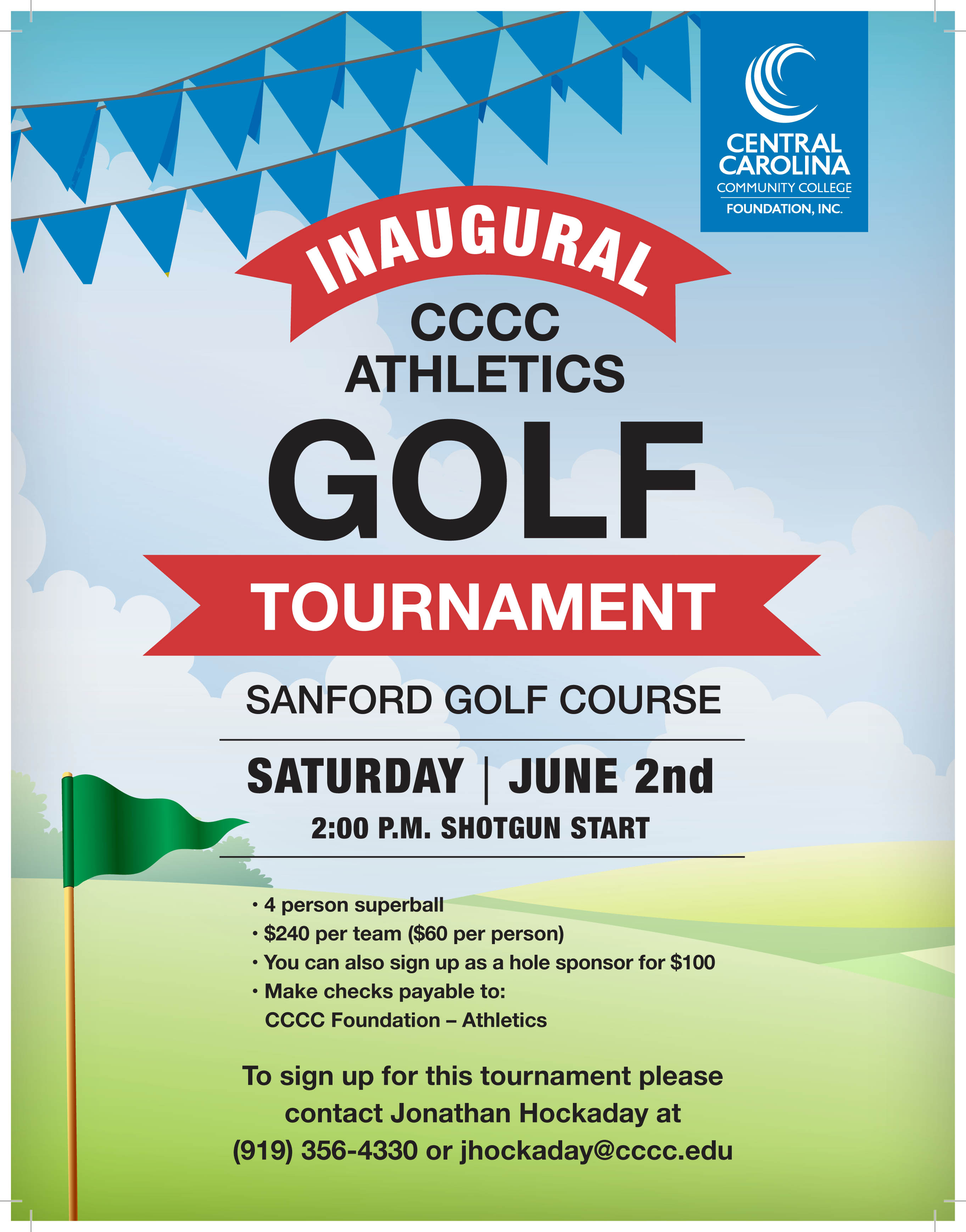 CCCC Athletics Golf Tournament set for June 2