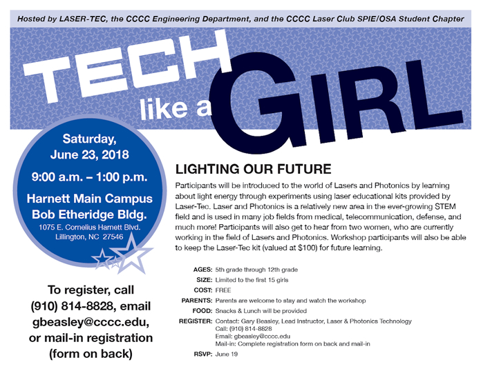 Tech Like A Girl workshop set for June 23