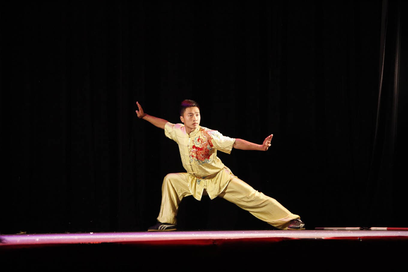 Click to enlarge,  "Chinese Culture &amp; Arts" will take place at 7 p.m. on Monday, Oct. 15, at the Dennis A. Wicker Civic Center in Sanford. An arts troupe from South-Central University for Nationalities will perform dance, vocal, instrumental, and martial arts presentations. The event is presented by Central Carolina Community College's Confucius Classroom. Admission to the show is free. For more information on CCCC's Confucius Classroom, visit the college's website, www.cccc.edu/confucius. 