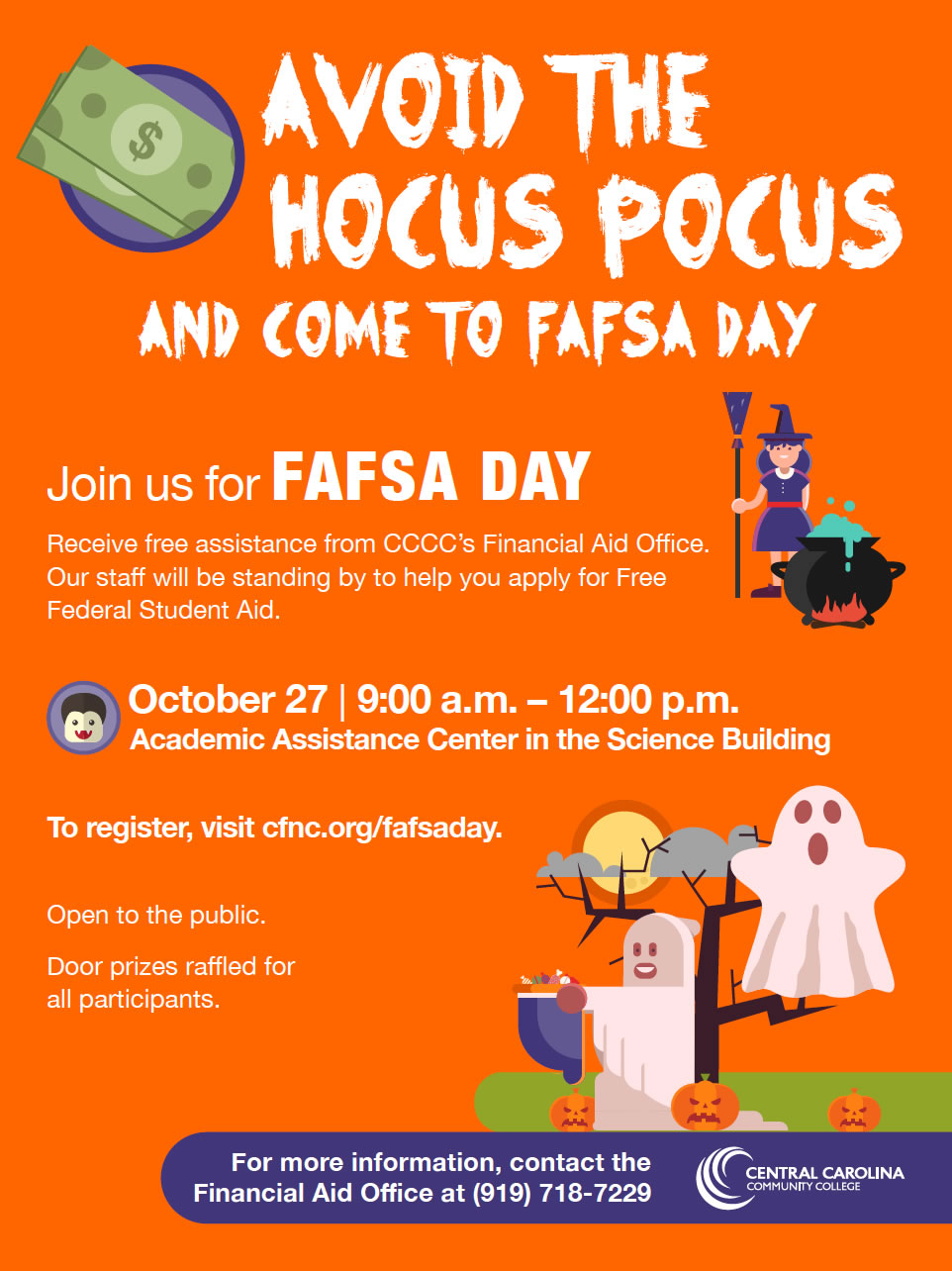 CCCC will participate in FAFSA Day on Oct. 27