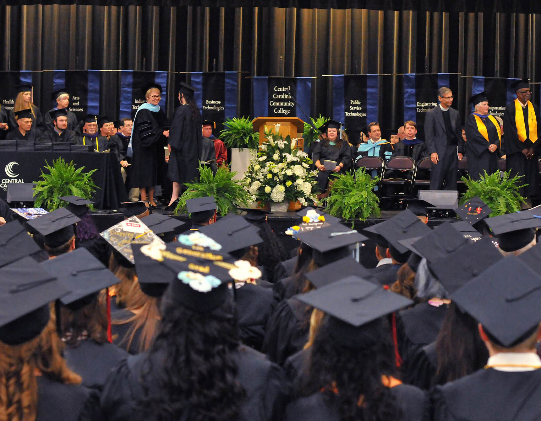 Click to enlarge,  The Class of 2019 has approximately 950 students -- including those expected to graduate after attending summer classes, who are expected to receive 1075 credentials (associate degrees, diplomas, and certificates). 