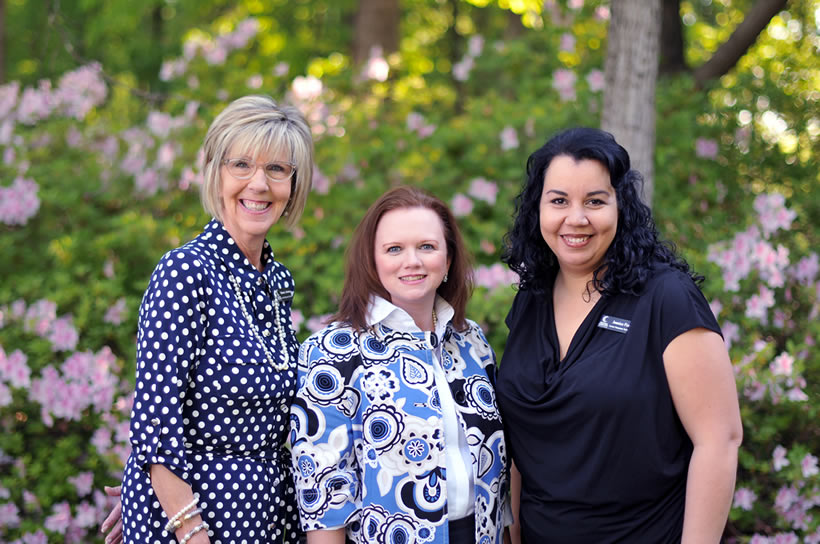Click to enlarge,  Central Carolina Community College Human Resources Department, from left: Denise Johnson, HR Coordinator, Trinity J. Faucett, Director of HR/Deputy Title IX Coordinator; and Jessica Fink, HR Technician 
