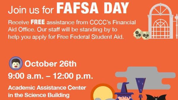 CCCC will participate in FAFSA Day on Oct. 26