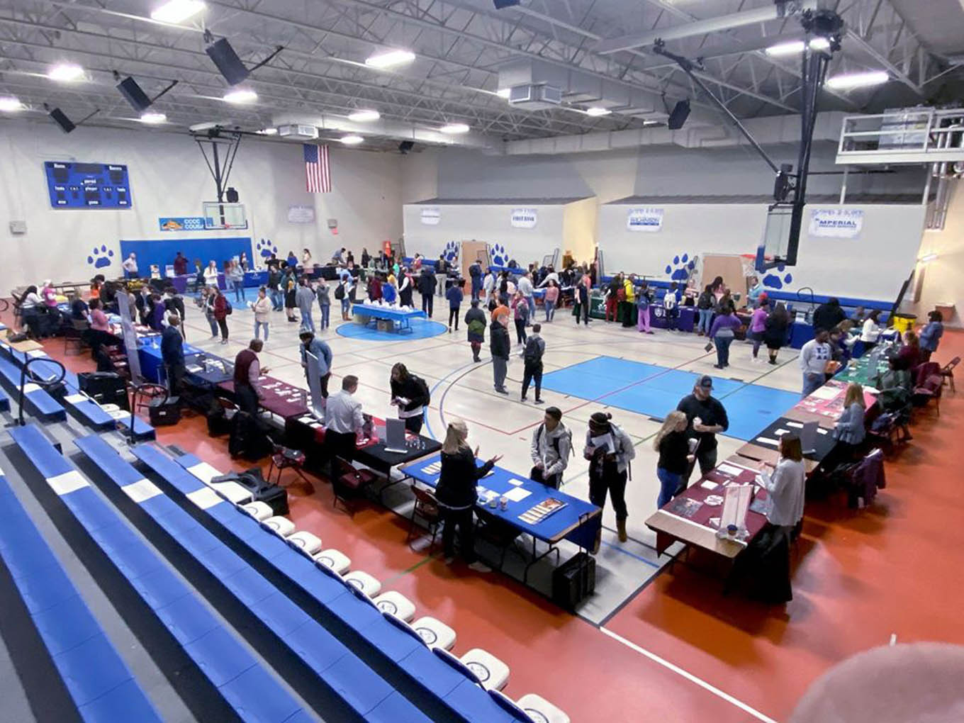 Click to enlarge,  Over 20 universities and colleges were represented when Central Carolina Community College held its recent University Transfer Day at the CCCC Lee Main Campus in Sanford. 