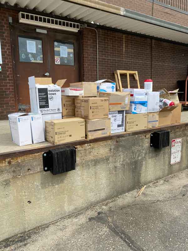 CCCC donates supplies to healthcare providers