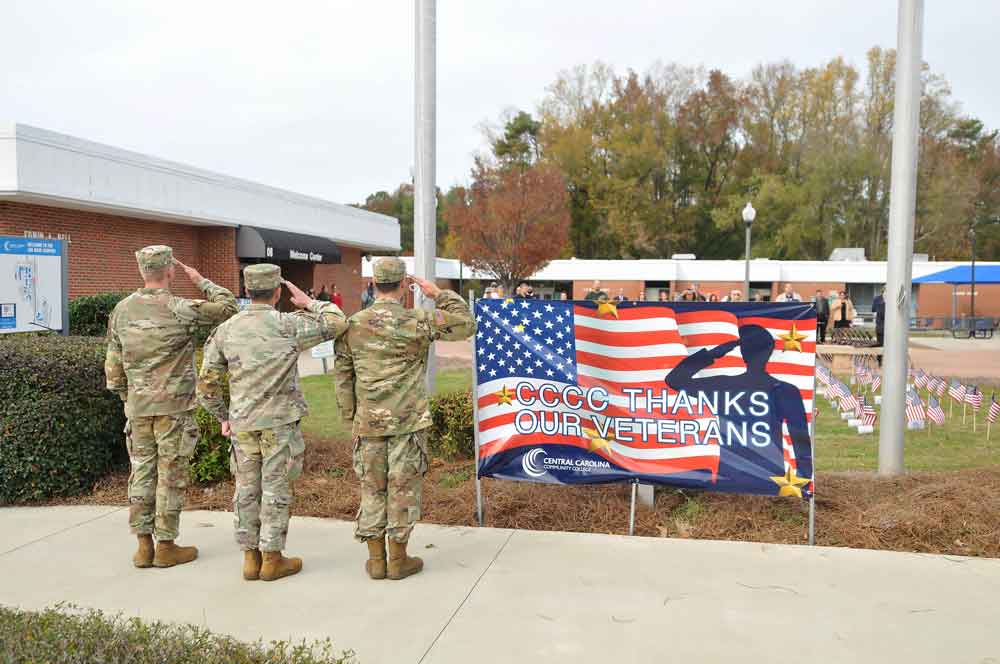 CCCC hosts ceremony to salute veterans