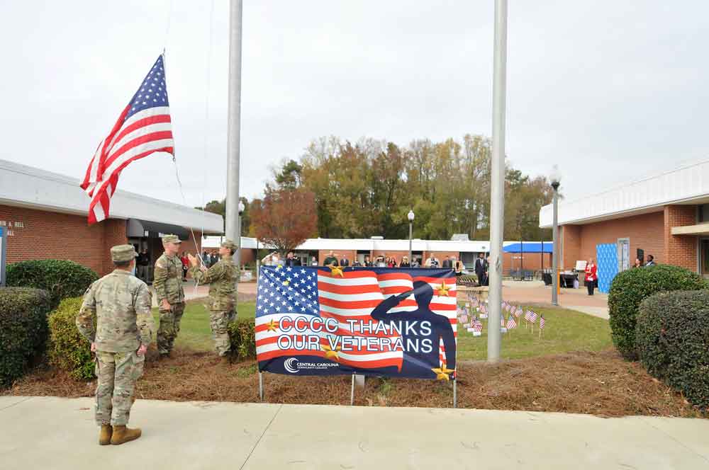 CCCC hosts ceremony to salute veterans