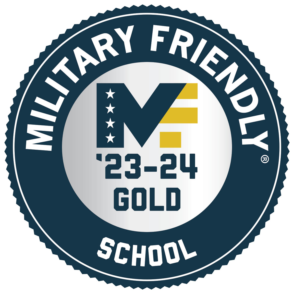 CCCC Earns 2023-2024 Military Friendly(R) School Designation