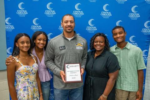 Executive Director of Athletics and Student Outreach named CCCC’s Staff Member of the Year