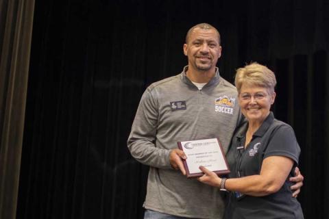 Executive Director of Athletics and Student Outreach named CCCC’s Staff Member of the Year